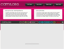 Tablet Screenshot of cams.org