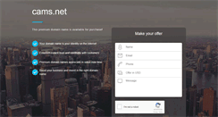 Desktop Screenshot of cams.net