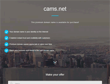 Tablet Screenshot of cams.net